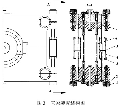 圖3夾緊裝置結構圖