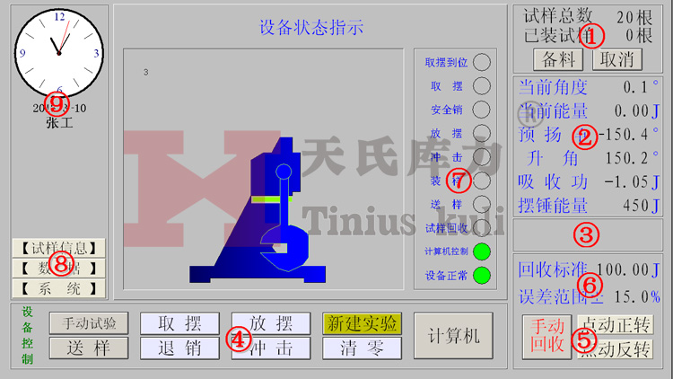 主界面功能區